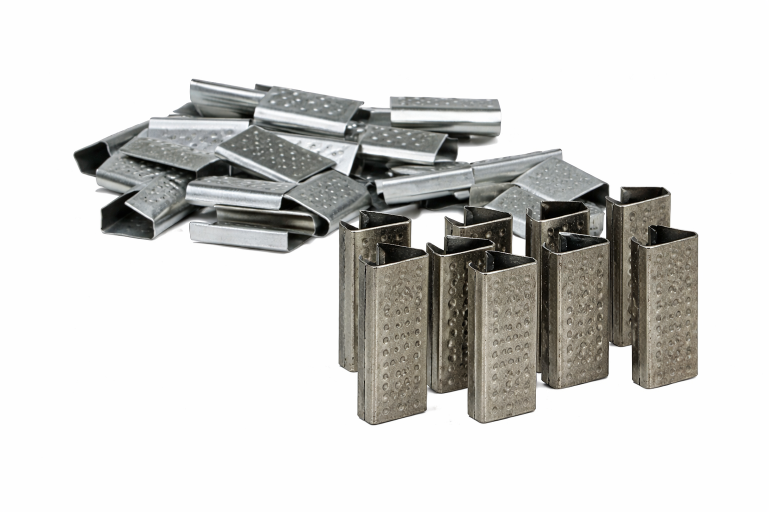 Sigilli per reggia in polipropilene, poliestere e acciaio Flli Pozzi